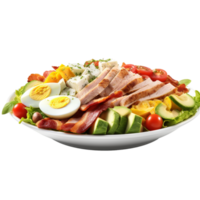 AI generated Cobb Salad against transparent background - Ai generated png
