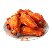 AI generated Buffalo Wings against transparent background - Ai generated png