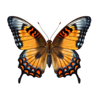ai generato farfalla isolato contro trasparente sfondo - ai generato png