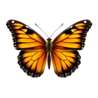 AI generated Butterfly isolated against transparent background - Ai generated png