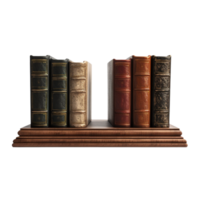 AI generated Bookends against transparent background - Ai generated png