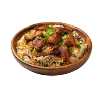 AI generated Biryani against transparent background - Ai Generated png