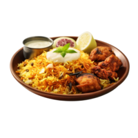 AI generated Biryani against transparent background - Ai Generated png