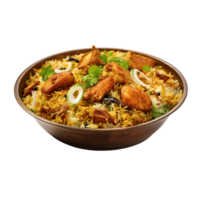 AI generated Biryani against transparent background - Ai Generated png