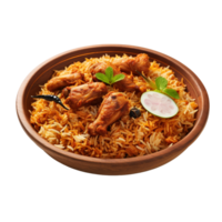 AI generated Biryani against transparent background - Ai Generated png