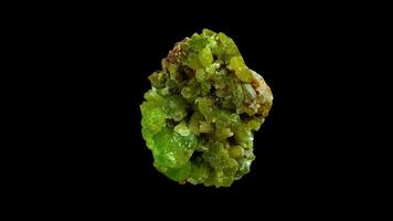 Pyromorphite mineral macro photo