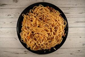 Spaghetti bolognese, delicious photo