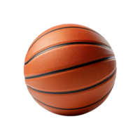 ai genererad basketboll mot transparent bakgrund - ai genererad png