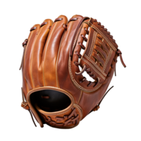 ai generiert Baseball Handschuh gegen transparent Hintergrund - - ai generiert png