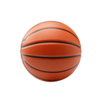 ai generiert Basketball gegen transparent Hintergrund - - ai generiert png