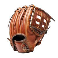 AI generated Baseball glove against transparent background - Ai generated png