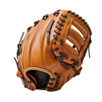 AI generated Baseball glove against transparent background - Ai generated png