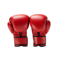 AI generated Boxing gloves against transparent background - Ai generated png