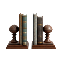 AI generated Bookends against transparent background - Ai generated png