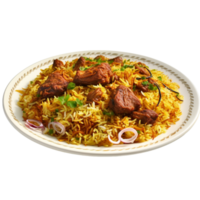 AI generated Biryani against transparent background - Ai Generated png