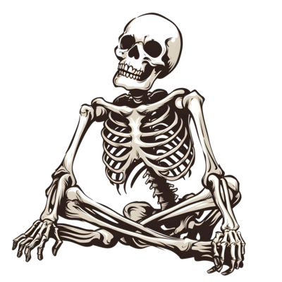 Skeleton Hippie PNGs for Free Download