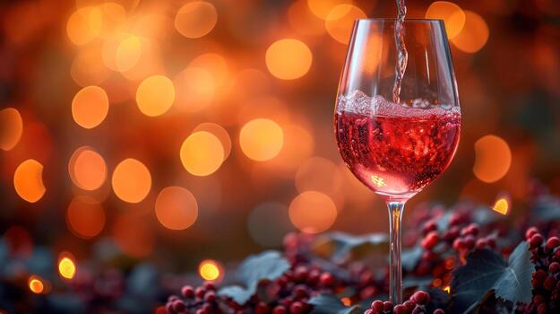 ai generado rojo vino en el fondo, Fresco maduro uvas foto