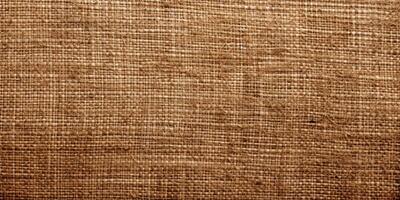 AI Generated Hessian Texture. Burlap Natural Fabric. Brown Linen Cloth. Woven Surface Background. Tough Textile. Generative AI photo