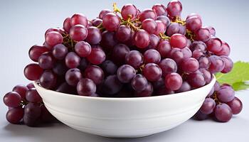 AI generated Freshness and ripeness of nature healthy eating dessert generated by AI photo
