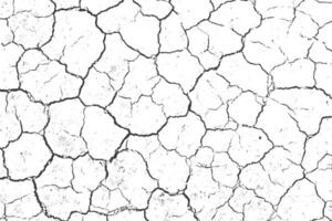 Cracked ground background. Cracks in the ground texture. Vector illustration