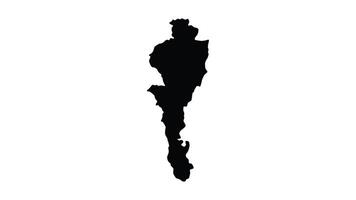 animation that makes up the map of Valledupar in colombia video