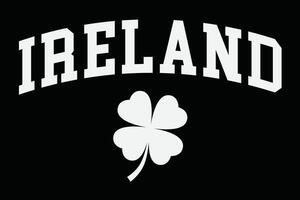 Ireland Funny St Patrick's Day Shirt Design vector