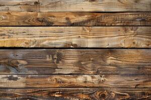 AI generated Rustic Wooden Plank Texture photo