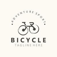 Bicycle logo template design inspiration. Bicycle store Quality symbol icon vector