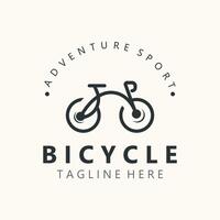 Bicycle logo template design inspiration. Bicycle store Quality symbol icon vector