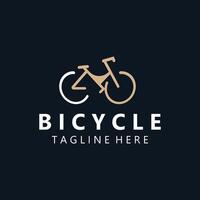 Bicycle logo template design inspiration. Bicycle store Quality symbol icon vector