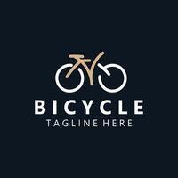 Bicycle logo template design inspiration. Bicycle store Quality symbol icon vector