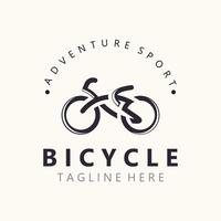 Bicycle logo template design inspiration. Bicycle store Quality symbol icon vector