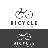 Bicycle logo template design inspiration. Bicycle store Quality symbol icon vector