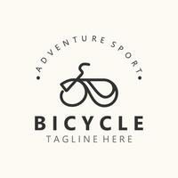 Bicycle logo template design inspiration. Bicycle store Quality symbol icon vector