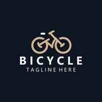 Bicycle logo template design inspiration. Bicycle store Quality symbol icon vector