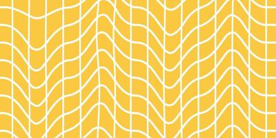 Groovy Vibes 70s Chessboard Mesh Pattern. Twisted and Distorted Vector Textures Create a Trendy Retro Psychedelic Style, Infused with Y2K Aesthetic.