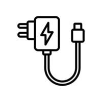 phone charger icon vector design template simple and clean