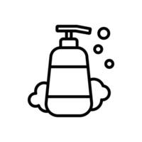 shampoo icon vector design template in white background