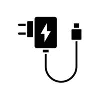 phone charger icon vector design template simple and clean