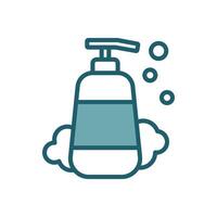 shampoo icon vector design template in white background