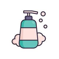 shampoo icon vector design template in white background