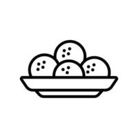 meatball icon vector design template simple and clean