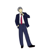tired working office man loosen up tie png