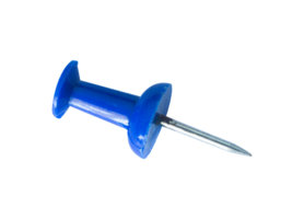 blue push pin isolated element png