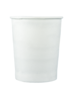 white paper cup mockup isolated png