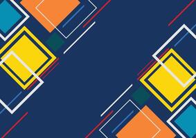 flat abstract design dark background vector