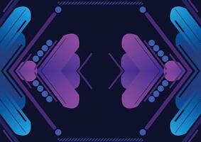 modern flat geometric background banner vector