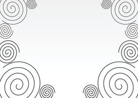 abstract background spiral white background vector