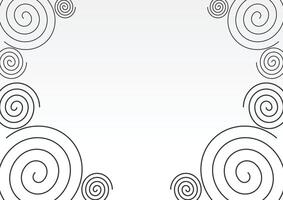 abstract background spiral white background vector