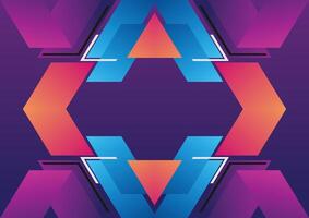 gradient colorful geometric modern background design vector